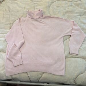 Designers Originals Soft Pink cashmere Turtleneck Sweater